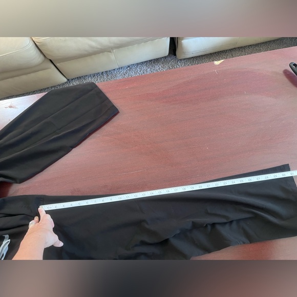 Figs Black Women's Scrubs with Light Gray Drawstring - Picture 2 of 5